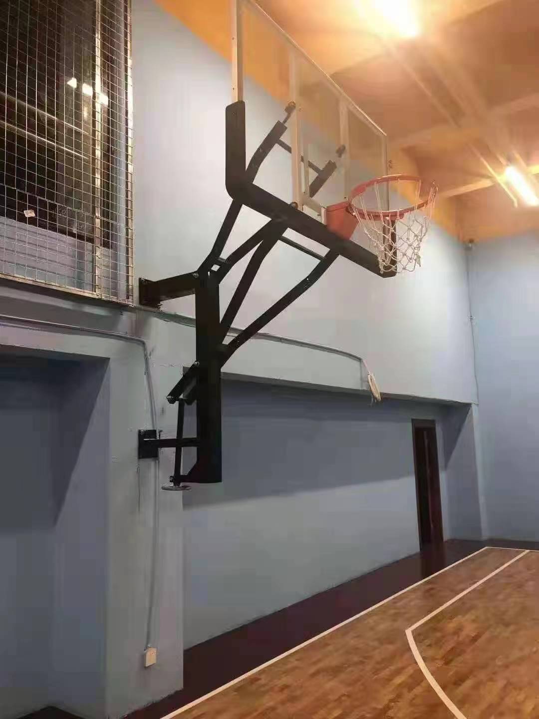 Change the hand -shaped wall -mounted lifting basketball rack