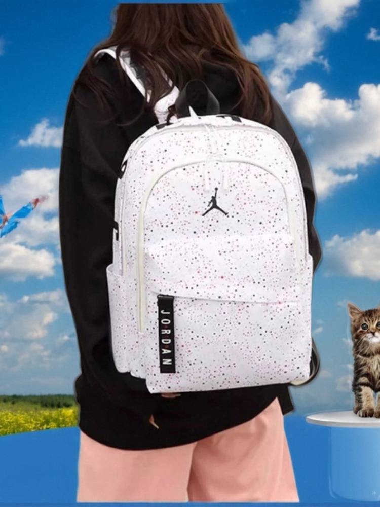 New schoolbags Large -capacity Piper Backpack Male Students Pack Computer Pack Sports American Basketball Bag Travel Fashion Book