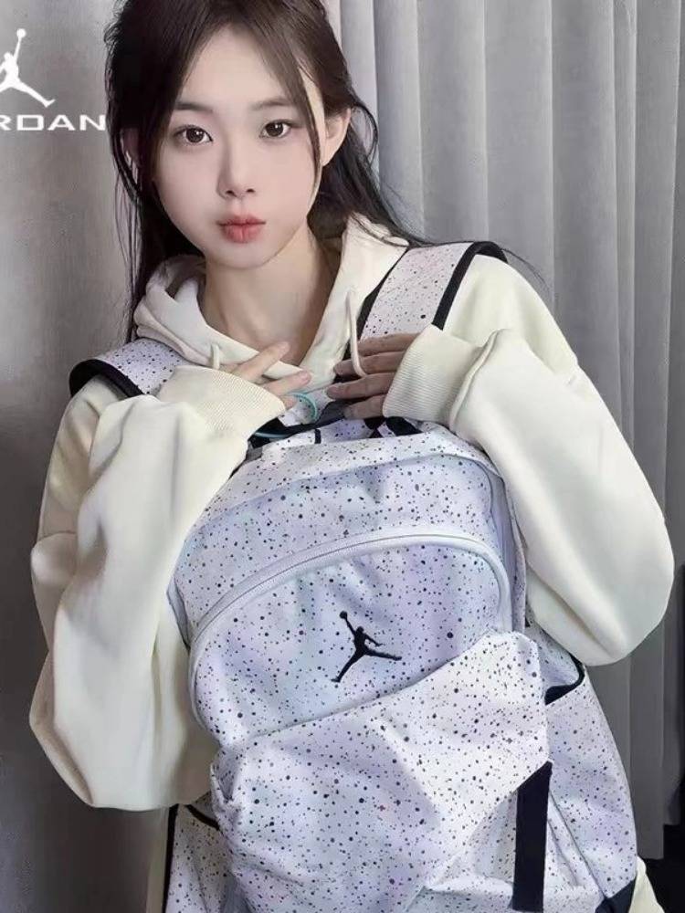 New schoolbags Large -capacity Piper Backpack Male Students Pack Computer Pack Sports American Basketball Bag Travel Fashion Book