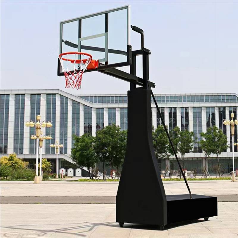 Adult lifting moving basketball rack+protective cover