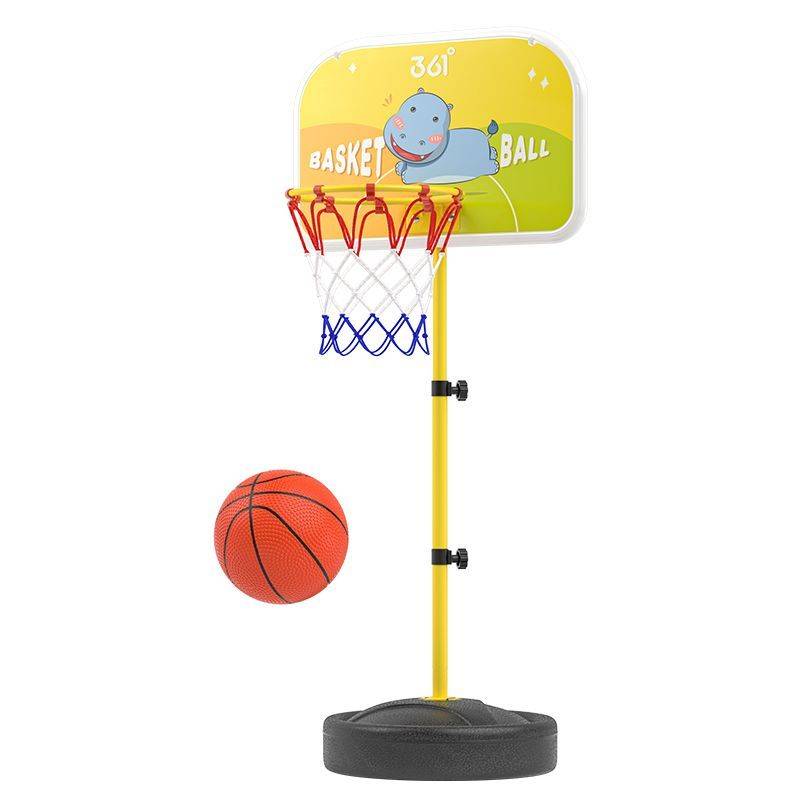 361 Children's basketball rack duction ring can be lifted and can adjust the household hanging indoor and outer vertical basketball frame toys