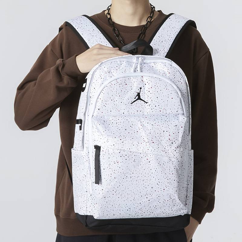 Nike Backpack Men's Student School Bags Backpack Jordan Basketball Training Sports Bags Fitness Storage Leisure Bag
