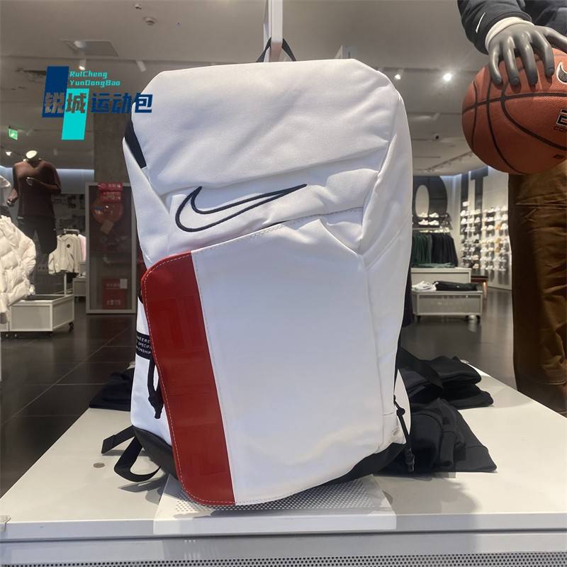 Nike Nike Large -capacity Plapium Basket Basketball Elite Cushion Backpack Travel Pack Training Leisure Sports Fitness Package