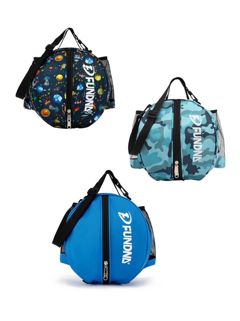 New single -back basketball hand -made training bag sports ball bag net pocket children's football volleyball storage bag