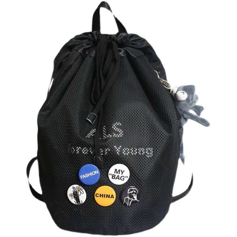 Helmet bag basketball bag backpack men's large -capacity sports bag female short -distance travel student schoolbags