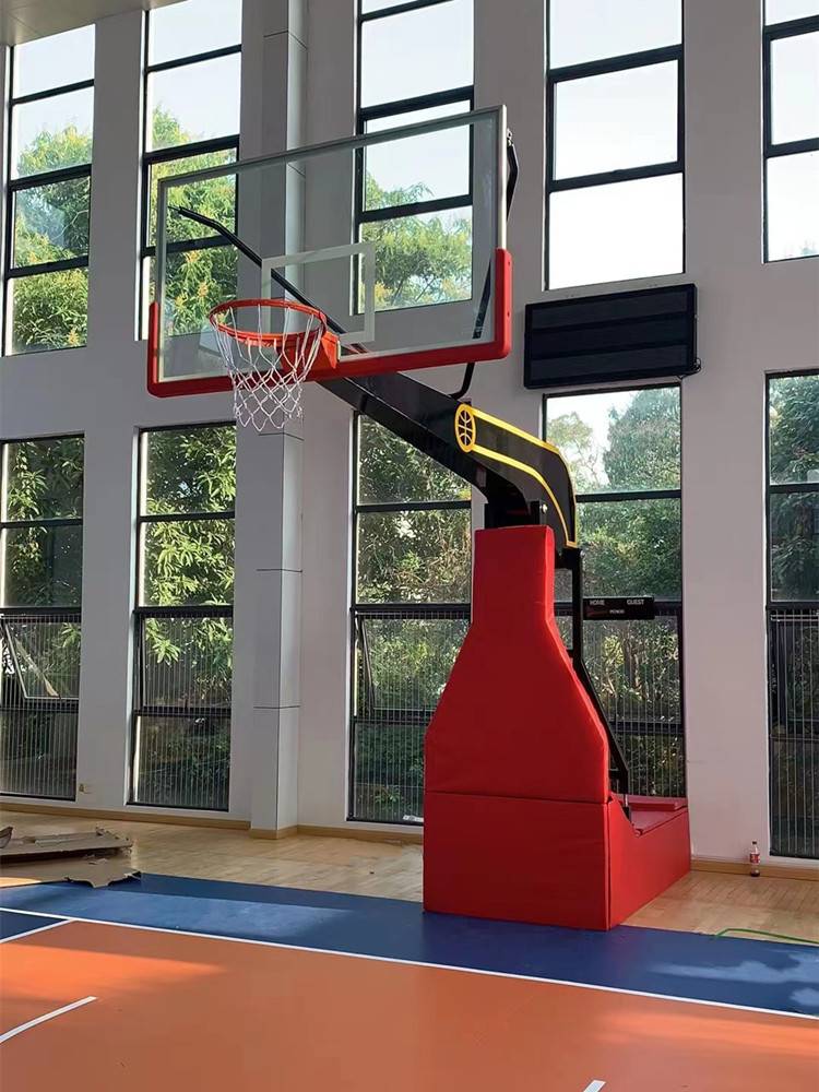 Basketball frame outdoor manual manual electric hydraulic lifting mobile basketball rack adult indoor standard competition basketball frame
