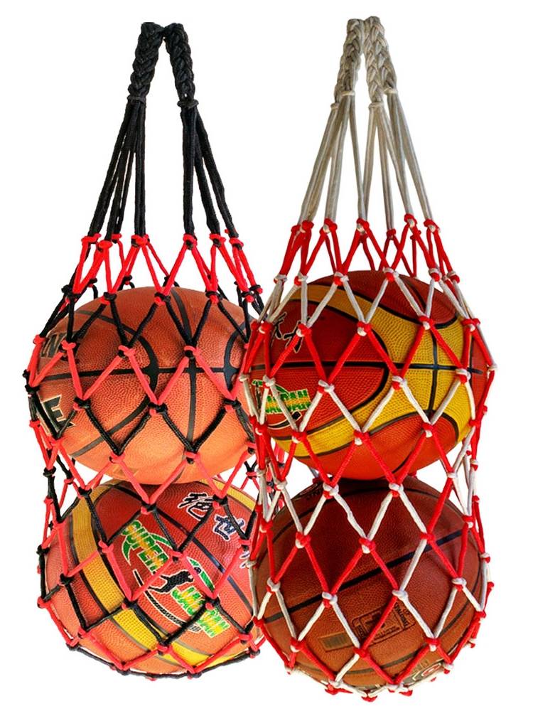 Black basketball net pocket ball pocket ball network bag football volleyball net bag basketball bag big net pocket training net bag