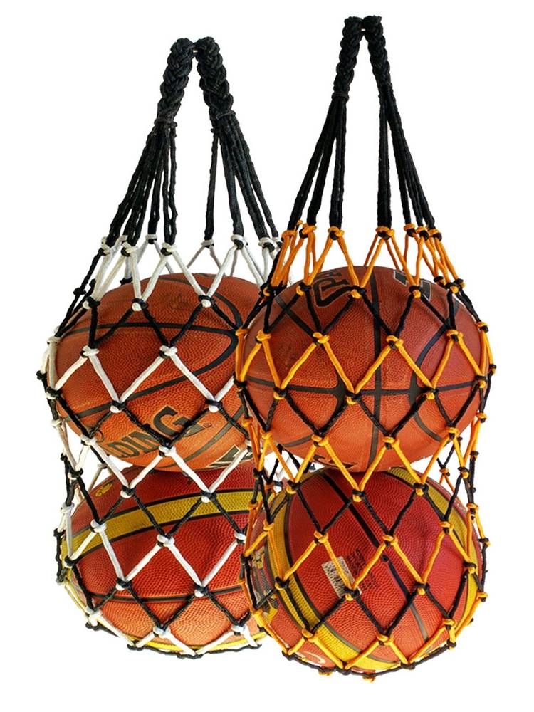 Black basketball net pocket ball pocket ball network bag football volleyball net bag basketball bag big net pocket training net bag