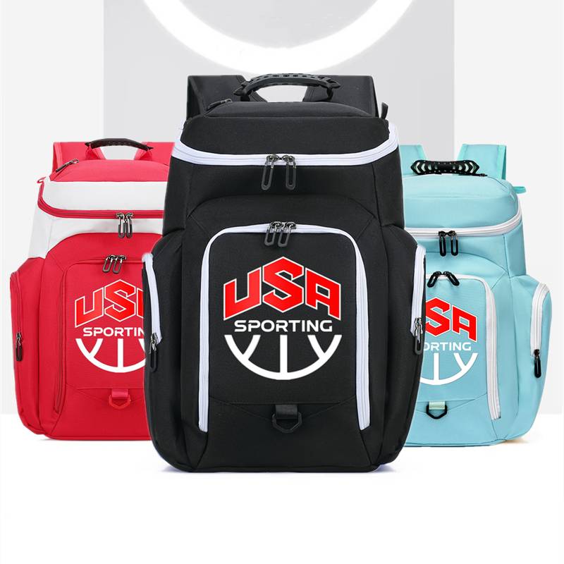 Back basketball bag basketball bag training backpack children's student schoolbag football storage training camp sports equipment bag