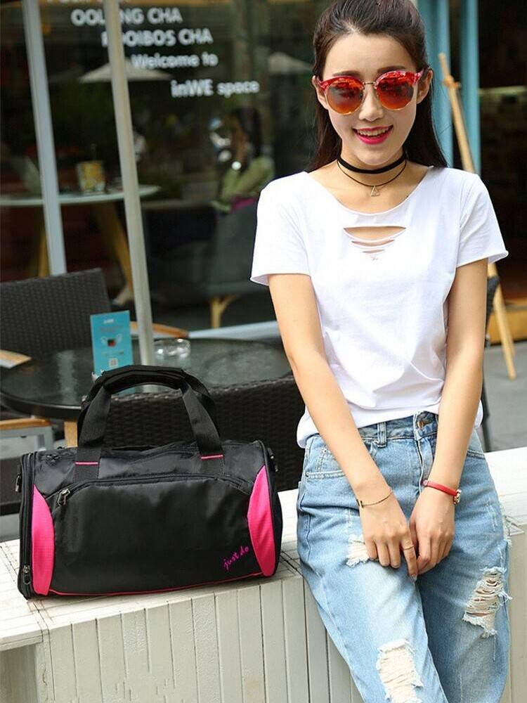 Travel bag women's luggage bag large -capacity sports bag men's swimming bag dry wet separation training pack customization customization