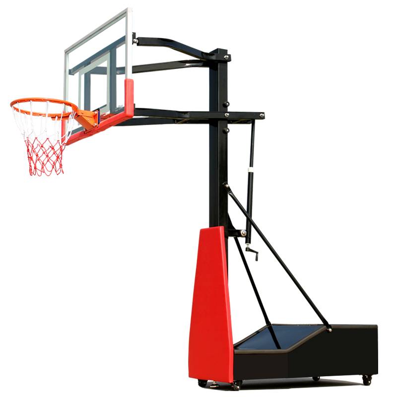 Standard outdoor -moving can be lifted for young adults with indoor training children's basketball racks