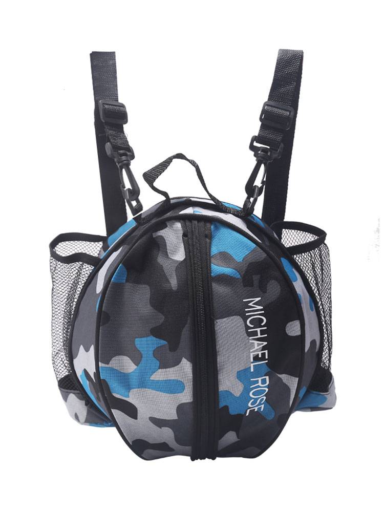 Shoulder back basketball bag men's and women's training backpacks obliquely cross children's basketball bag Student football storage bag pocket