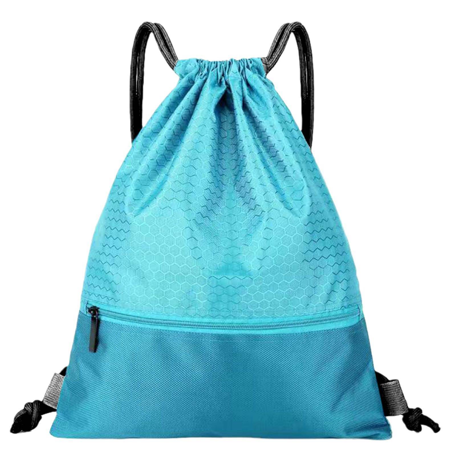 Pumping rope Backpack Waterproof pocket Sports Fitness Simple Backpack Student Basketball Basket Storage Football Pack
