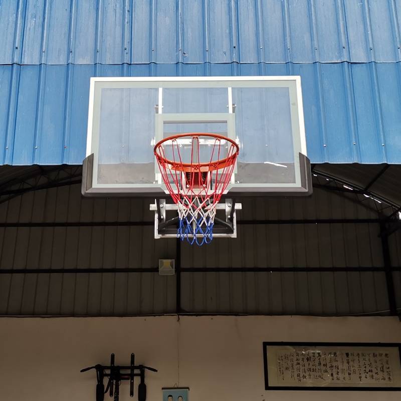 Basketball frame hanging wall -type outdoor standard buckle basketball box Children's indoor shooting rebounds can rise outdoor basket