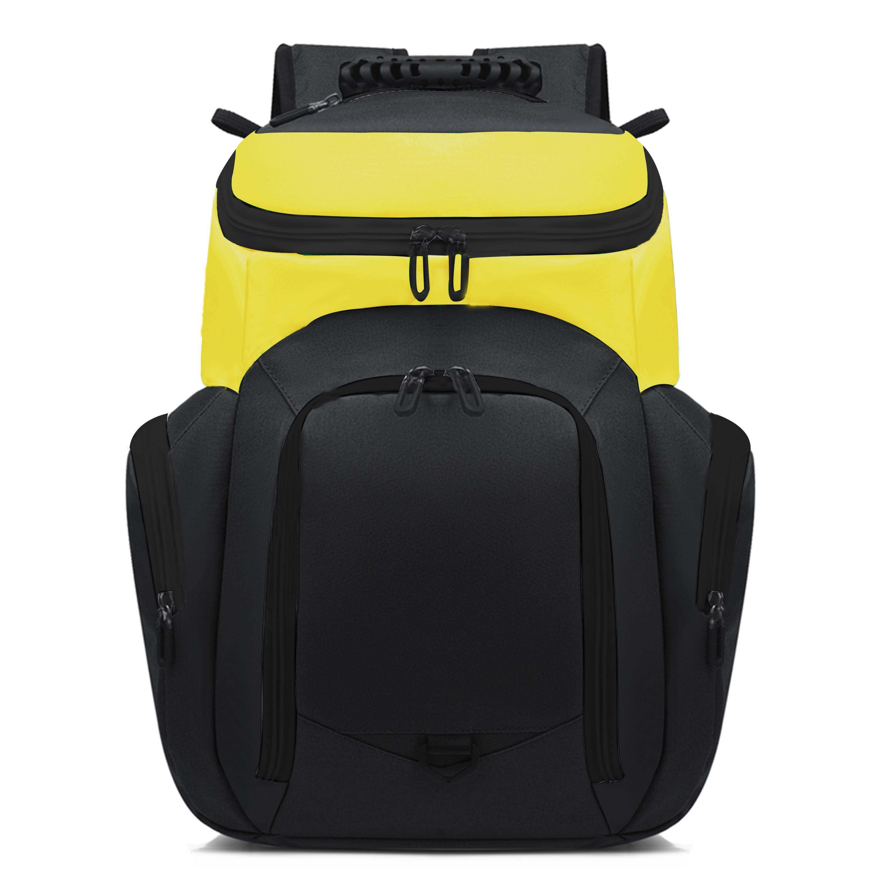 Black with yellow