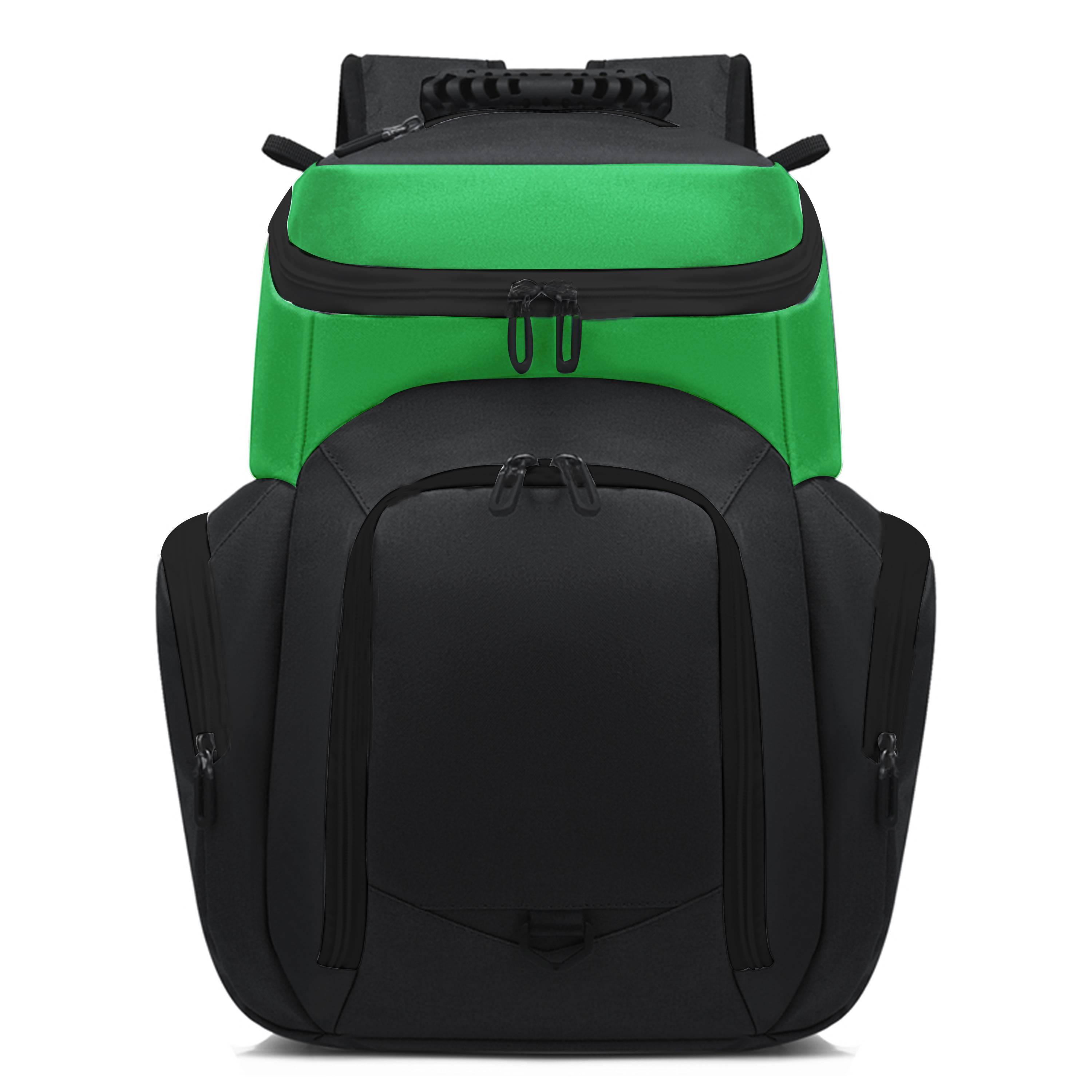 Black with green