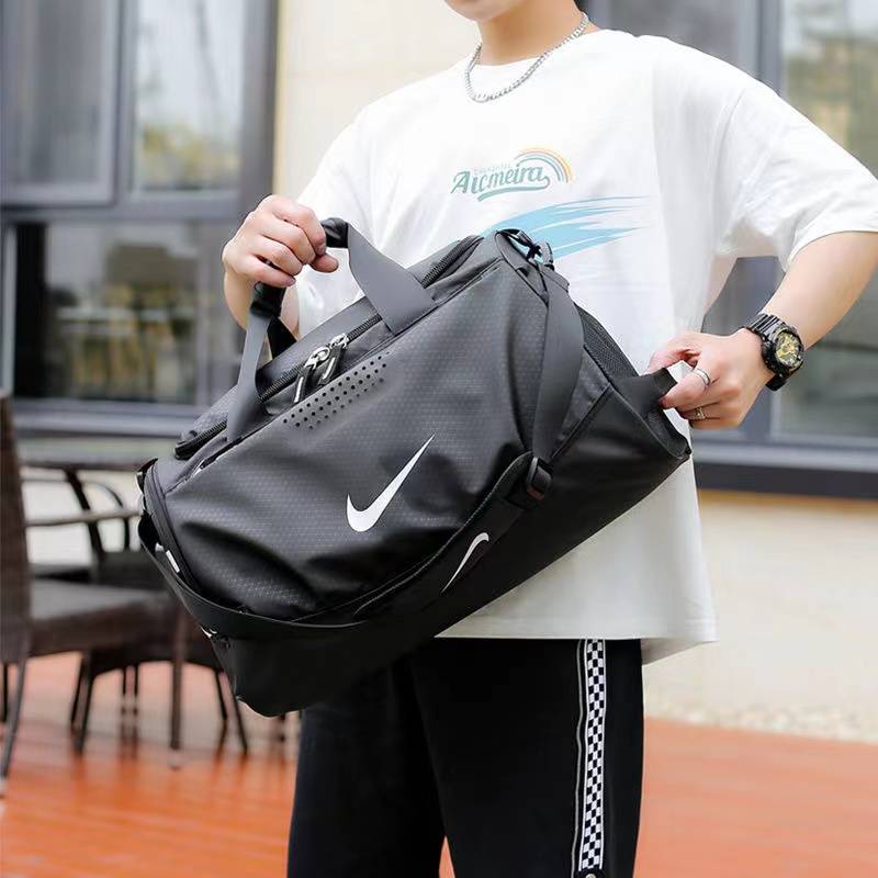 Fitness packages dry and wet separation training pack large -capacity travel pack men's shoulder handbags handicon somber slopes cross basketball bag