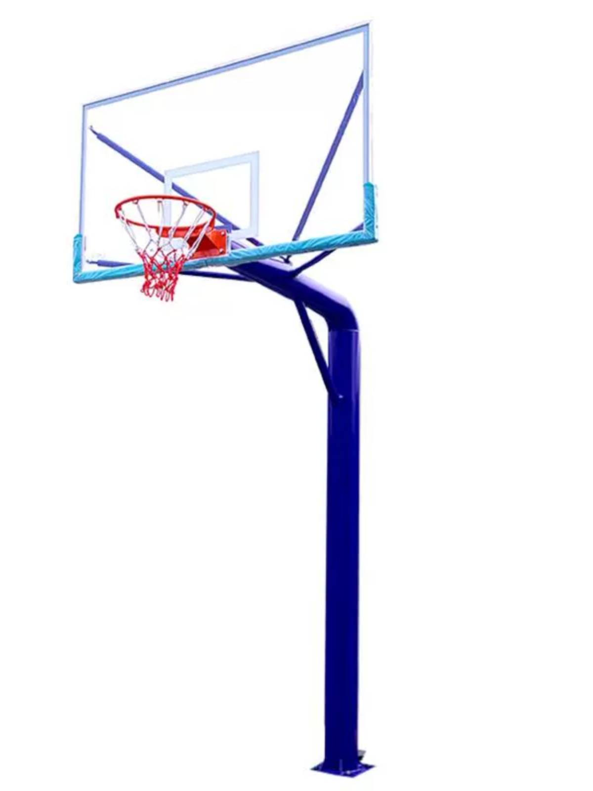 Outdoor basketball frame standards fixed buried school competition professional lifting adult embedded outdoor outdoor
