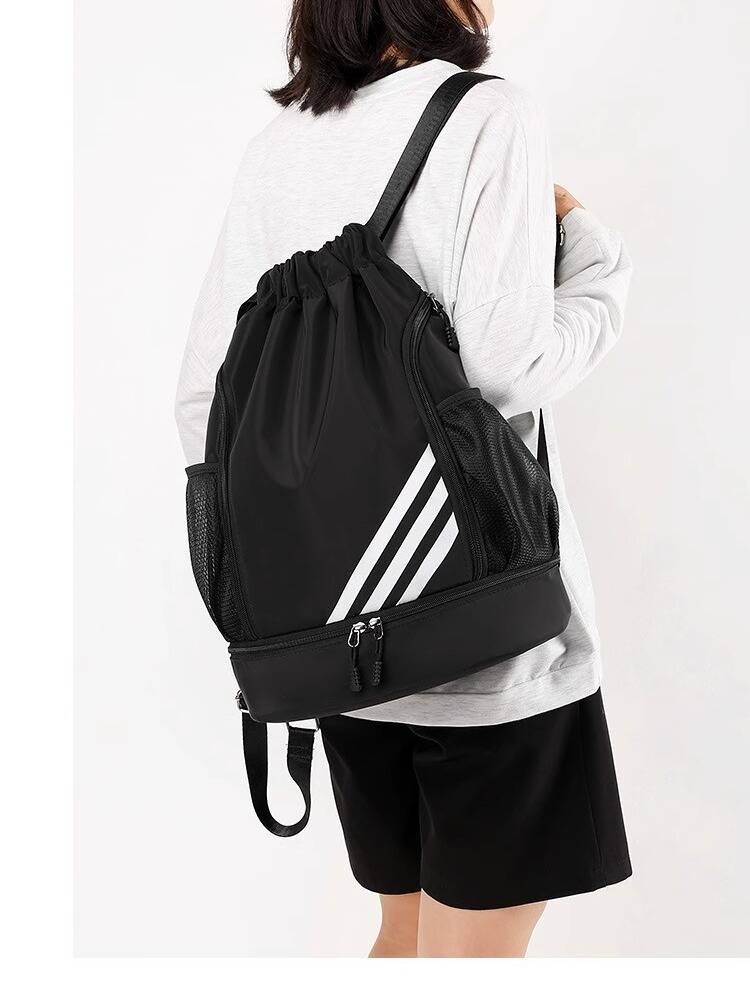 Beam pocket Pumping rope Backpack Large -capacity Waterproof Basketball Training Pack Football Equipment Sweet Shoes Stroke Bags