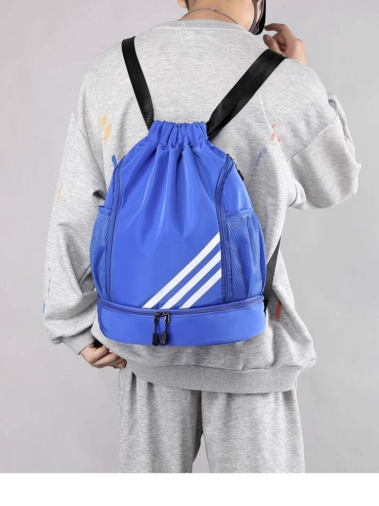 Beam pocket Pumping rope Backpack Large -capacity Waterproof Basketball Training Pack Football Equipment Sweet Shoes Stroke Bags