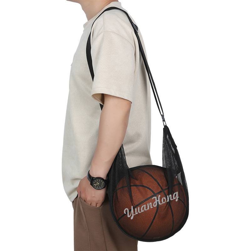 Large -capacity basketball bag shoulder mesengers training backpack basketball bag net bag students children's volleyball football bag