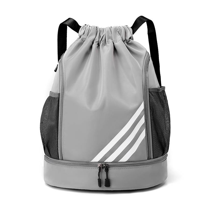Customized basketball basketball bag beam pocket football bag training backpack drawstring drawing bare bag sports fitness bag