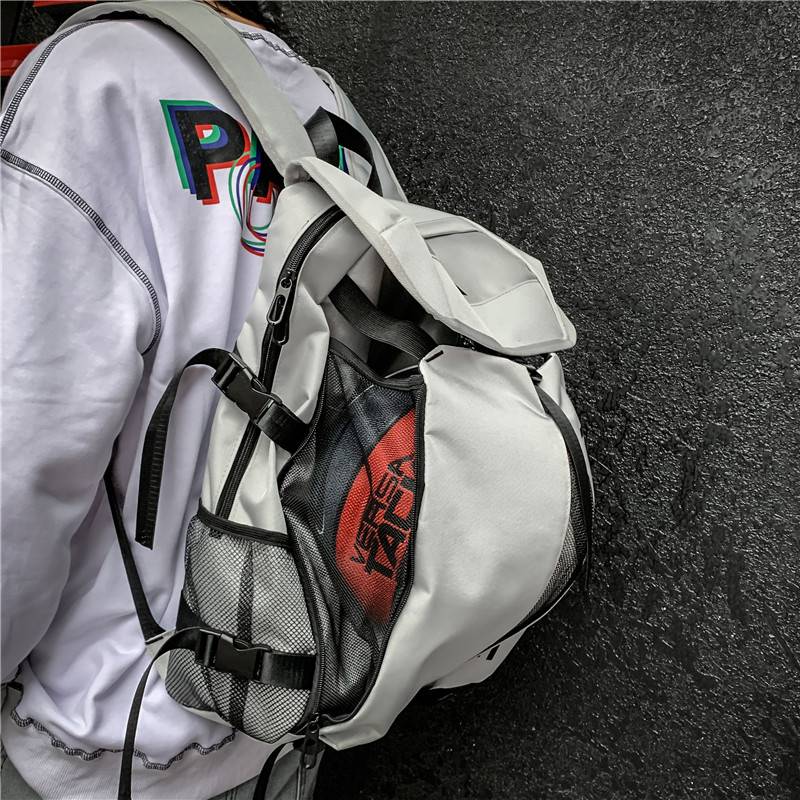 Men's backpack Large -capacity tide brand casual sports backpack basketball bag street trend college schoolbags