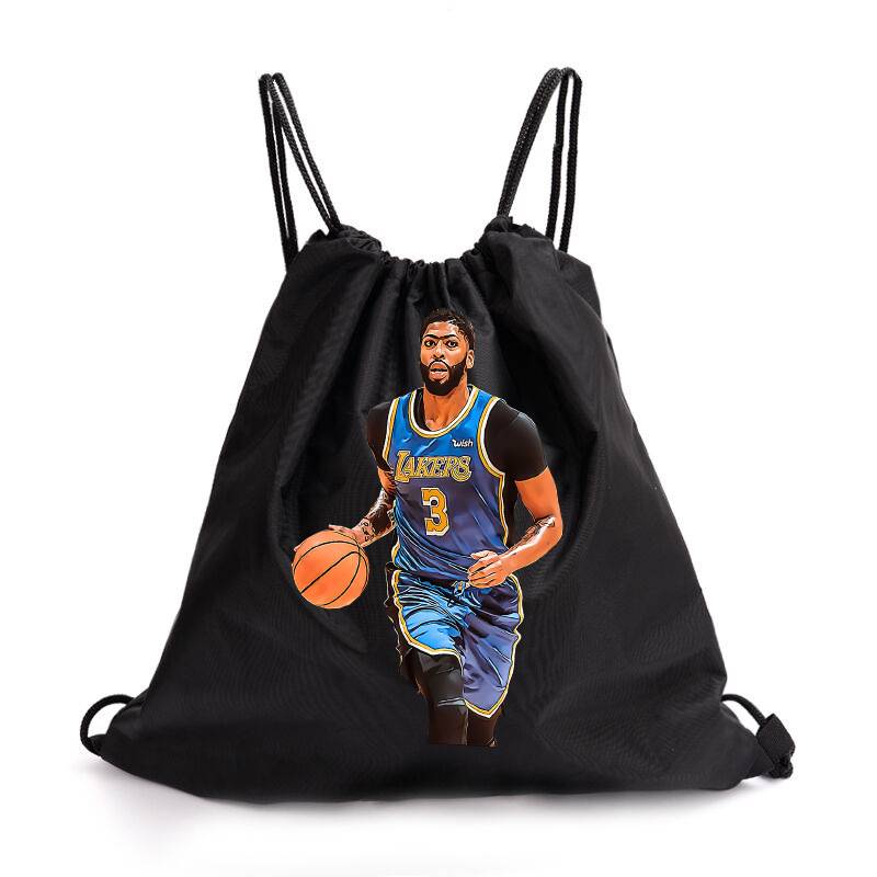 NBA star James Durant Thompson Anthony men's basketball storage bag student bundle mouth basketball bag