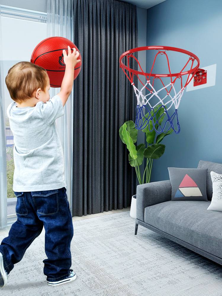 Donary children's basketball racks portable basketball box home interior basketball shooting box toy kindergarten shot