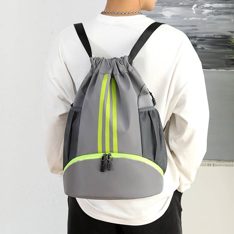 Customized basketball bag basketball bag training backpack football packaging bag sports bundle pocket drawing rope shoulder bag men and women