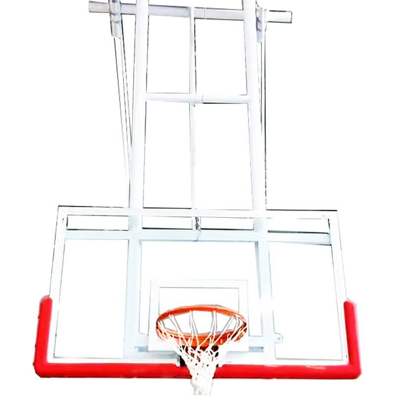 Lift basketball rack professional electric lifting basket frame children's training wall -mounted adult suspension indoor basketball rack