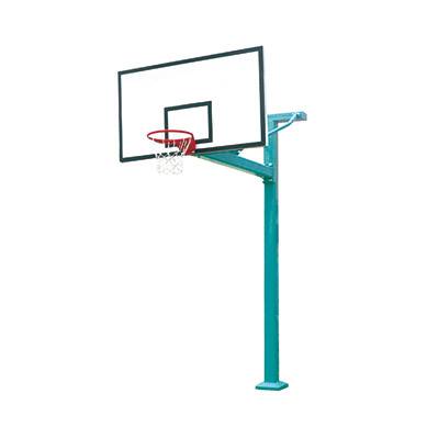 Basketball rack in a round pipe
