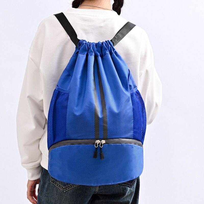 Basketball bag swimming bag dry wet separation female storage bag sports backpack training backpack training fitness bouquet pumping rope bare bag men