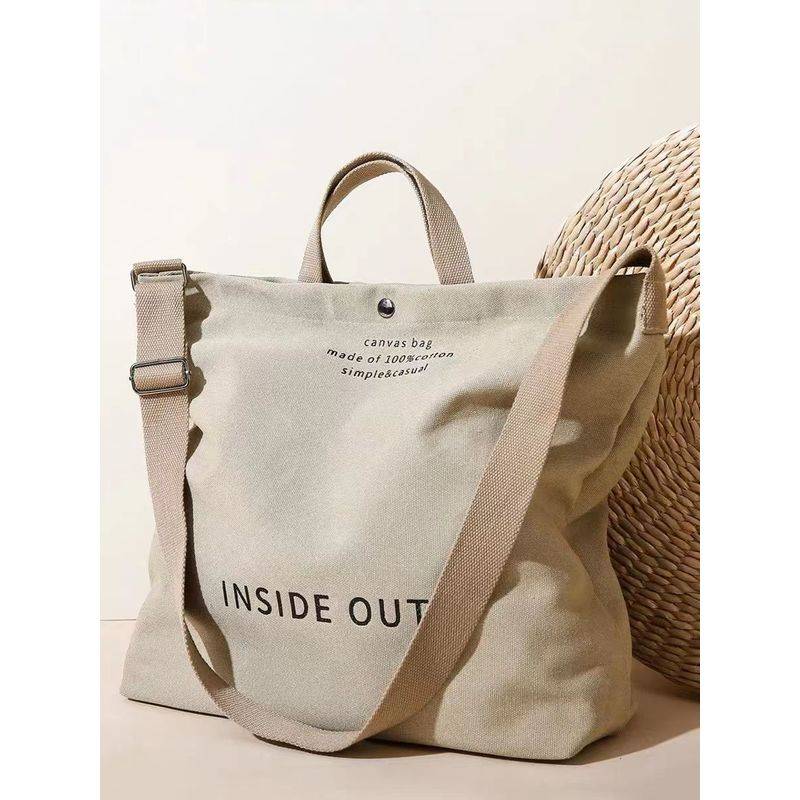 Canvas bag large -capacity boys thick junior high school high school high -school handbags handbag bag students