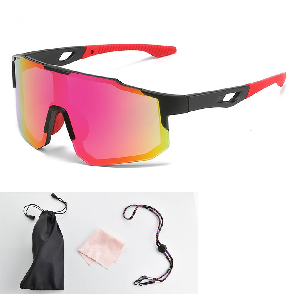 Black frame purple silver, send bags