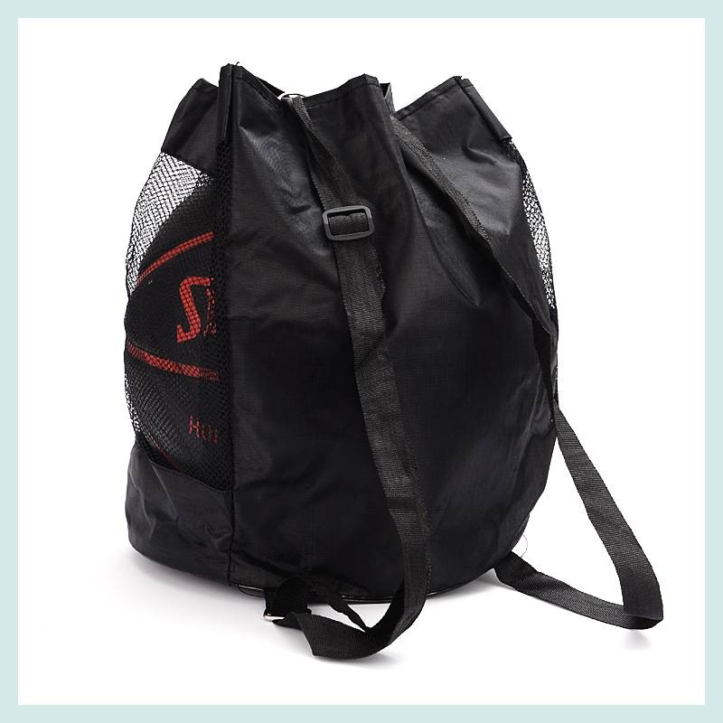 Manufacturer direct supply of basketball backpack Oxford cloth batch -shoulder bag basketball net pocket backpack volleyball football bag