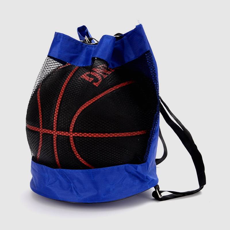 Manufacturer direct supply of basketball backpack Oxford cloth batch -shoulder bag basketball net pocket backpack volleyball football bag