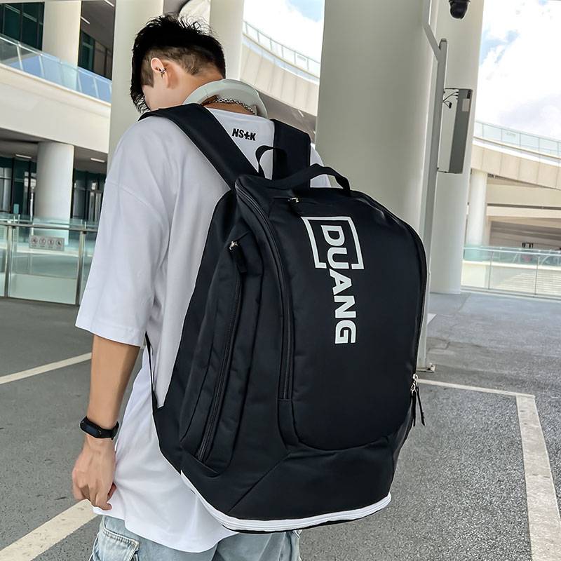 Large -capacity workers travel bag backpack women's sports fitness basketball equipment bag boys outdoor backpack training bag