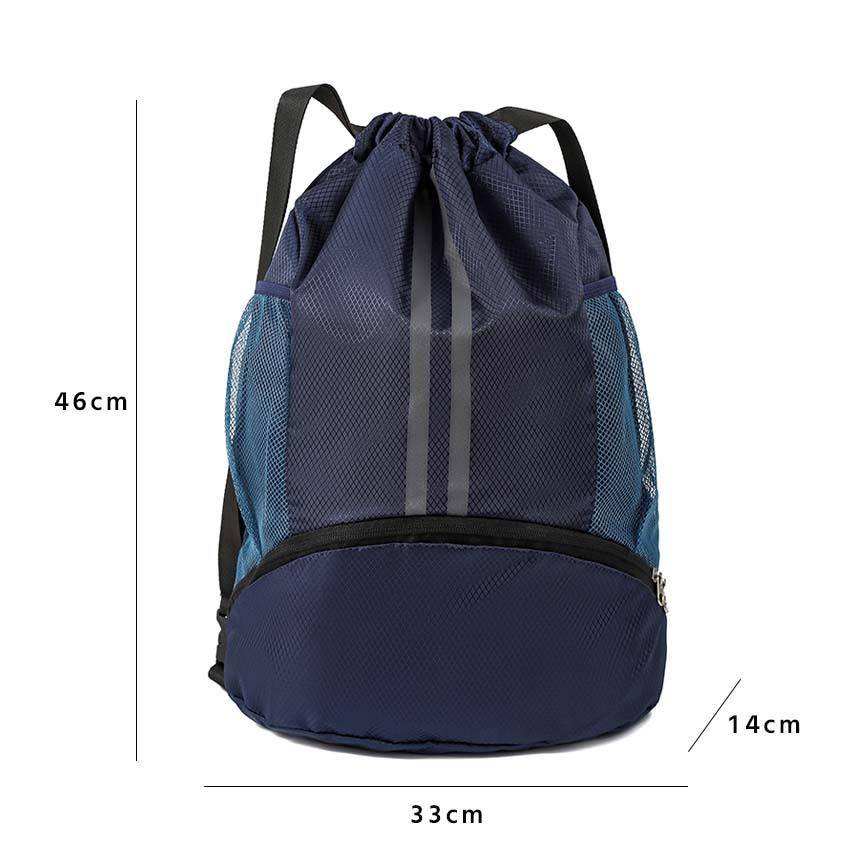 New large basketball bag dry wet wet separation swimming bag with shoe warehouse football bag pocket backpack backpack travel storage bag
