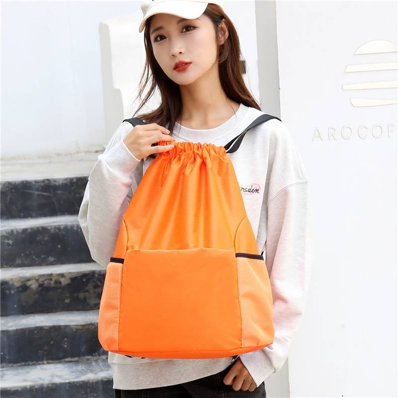 Basketball bag women's backpack 2021 new fashion trend lightweight mesengers bag pump pocket sports backpack men