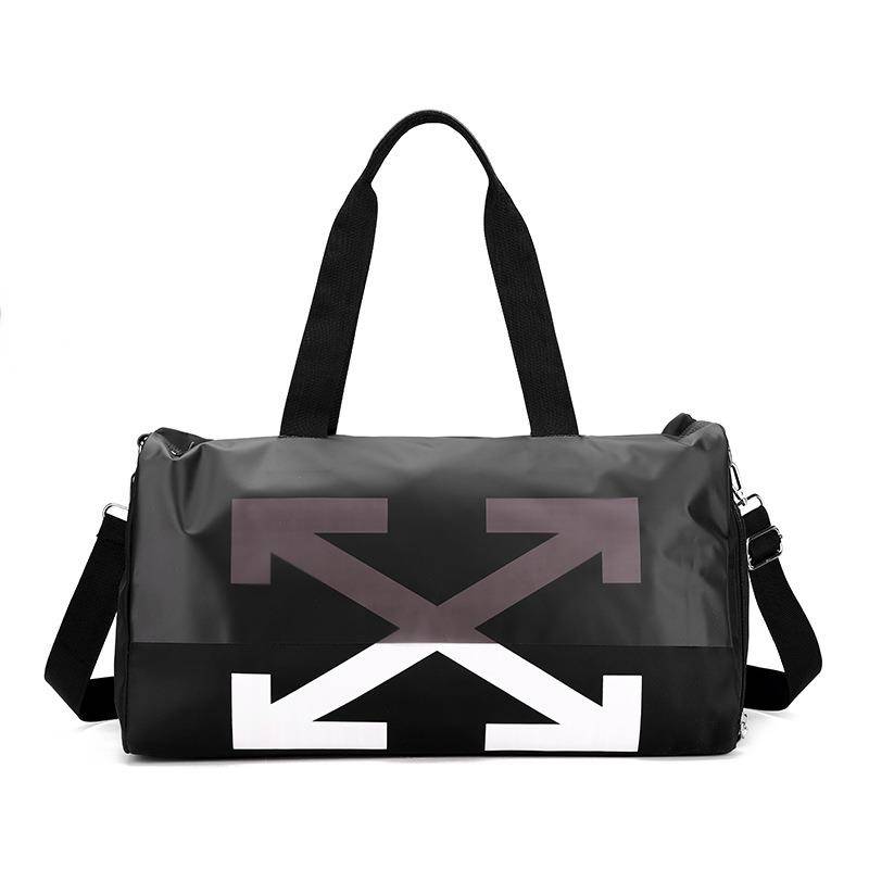 American basketball messenger bag large -capacity fitness bag dry wet separation men's travel bag basketball bag training backpack