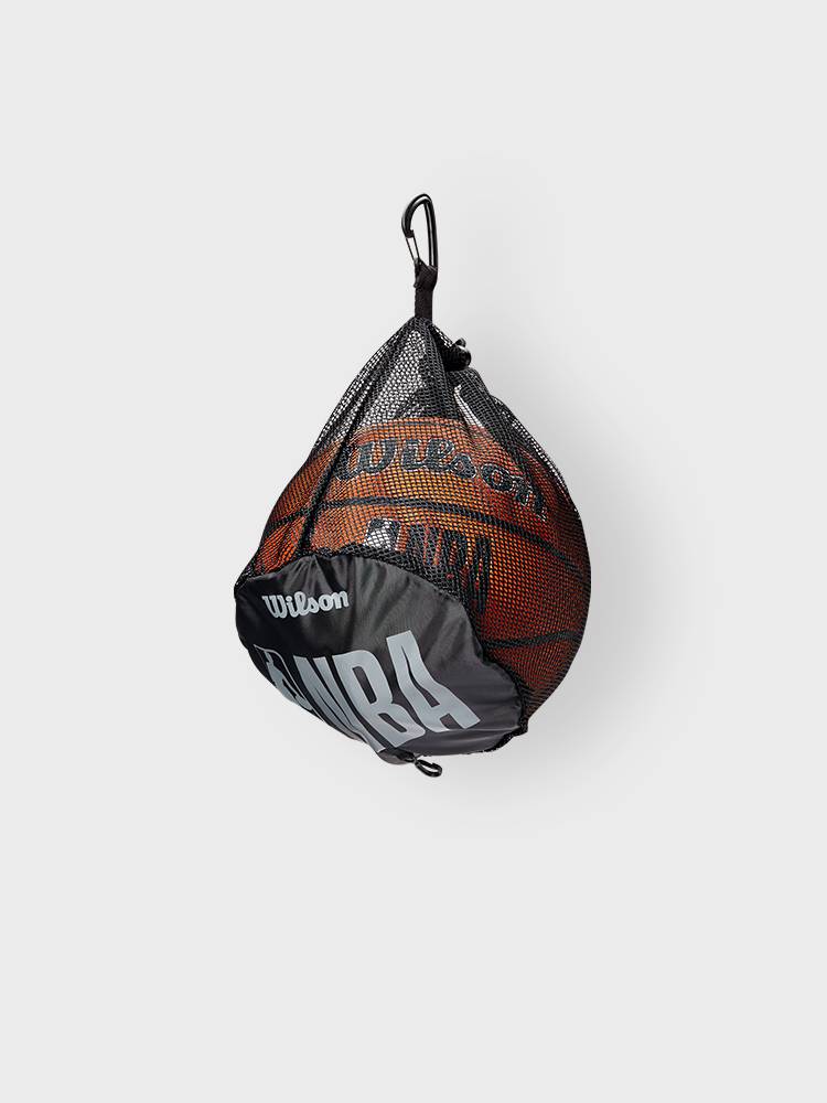 Wilson Wilsheng NBA Basketball Basket Pump Back Black Portable Storage Bag