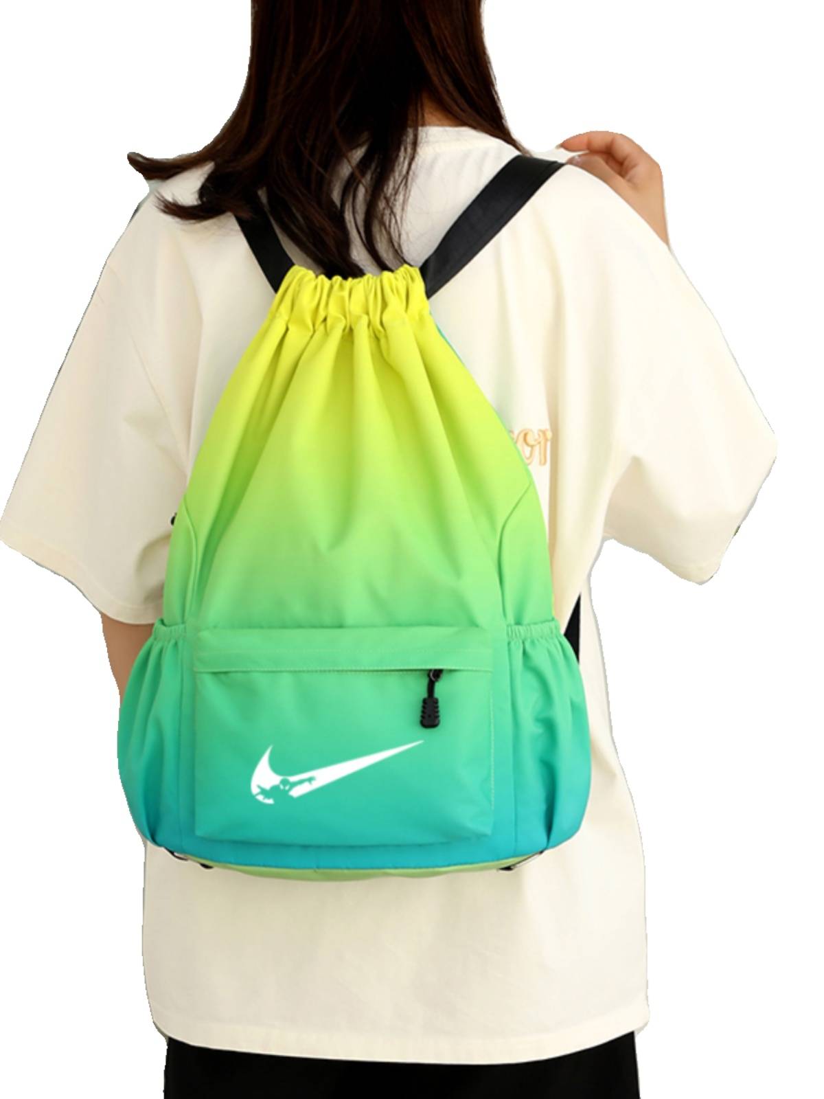 New Gradient Basketball Basket Basket Basketball Football Training Backpack Basketball Pumping Backpack Student School Bag