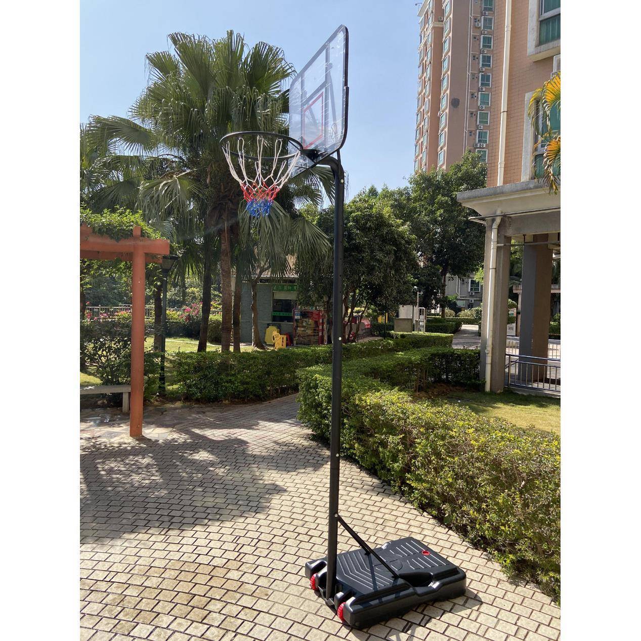 3.05 meters Standard high basketball rack adult mobile youth can raise and lift basketball racks