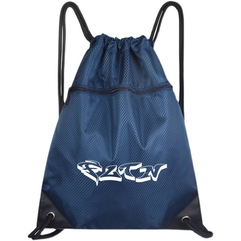 Outdoor sports fitness backpack drawing bundle bipurbers simple men's and women's schoolbag large -capacity basketball storage bag
