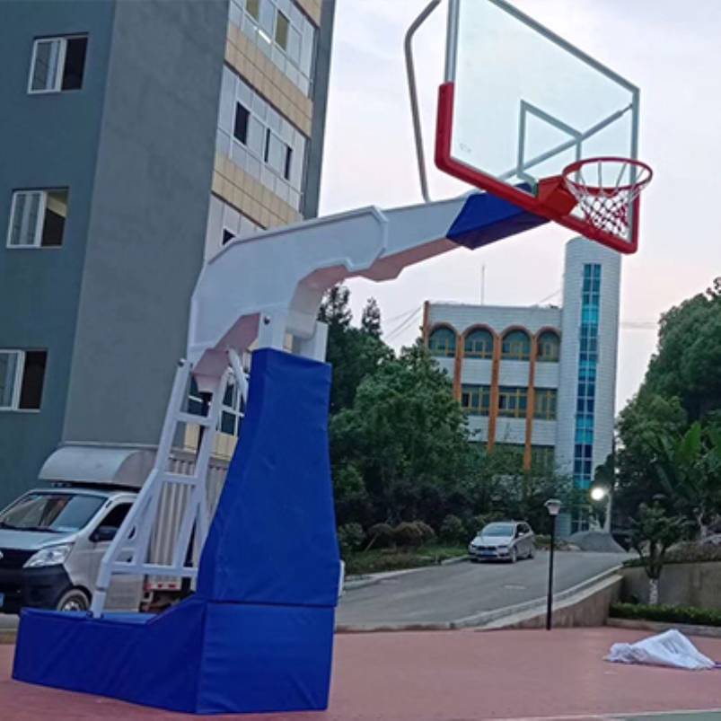 Pistol imitation hydraulic basketball rack