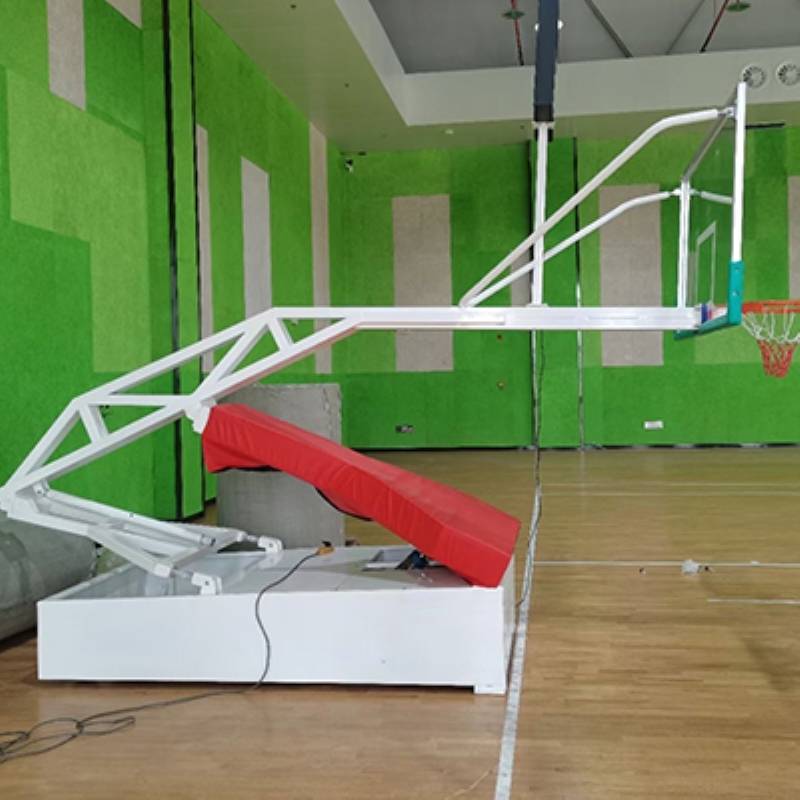 Classic electric hydraulic basketball rack