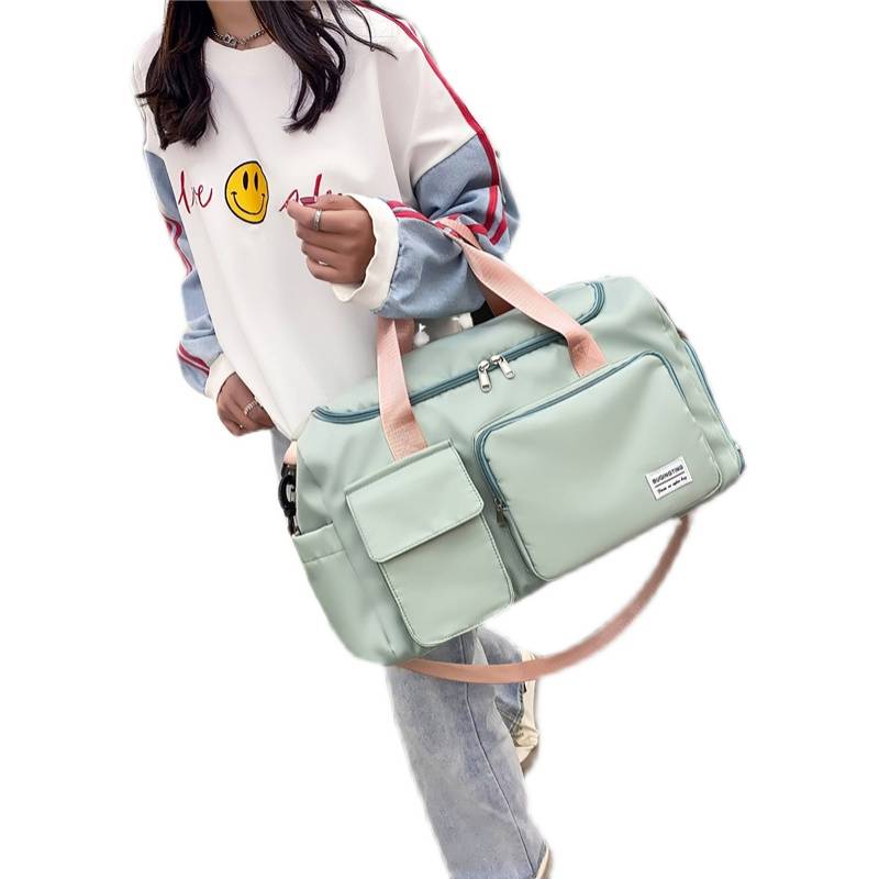 Short -distance travel package female large capacity lightweight, hand -wet, wet separation sports pack student luggage package male travel travel