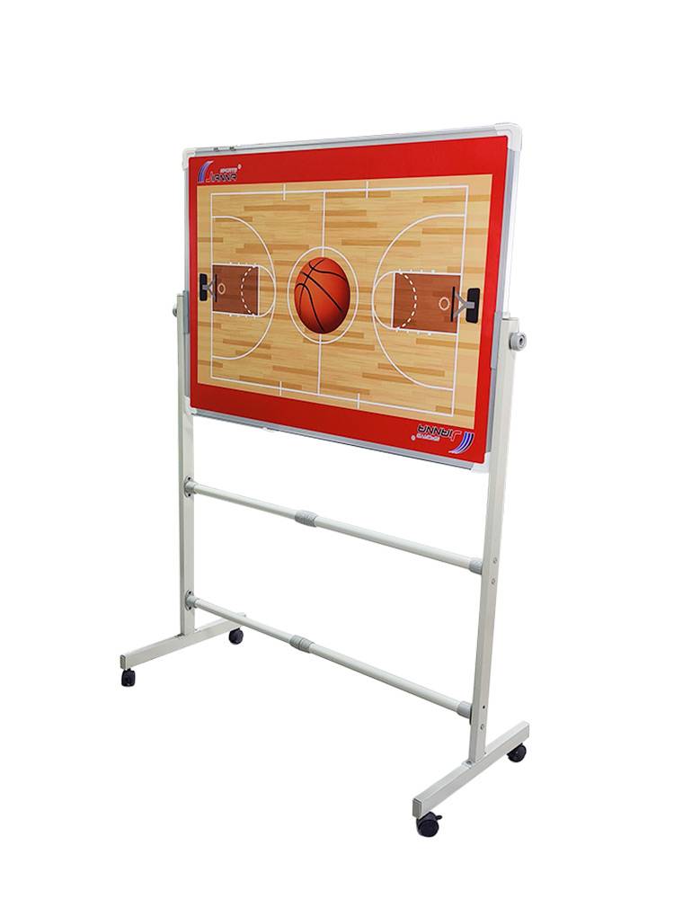 Large bracket -type magnetic basketball tactical board professional training can be written, rubbing, explanation board referee coach supplies