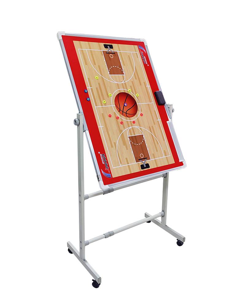 Large bracket -type magnetic basketball tactical board professional training can be written, rubbing, explanation board referee coach supplies